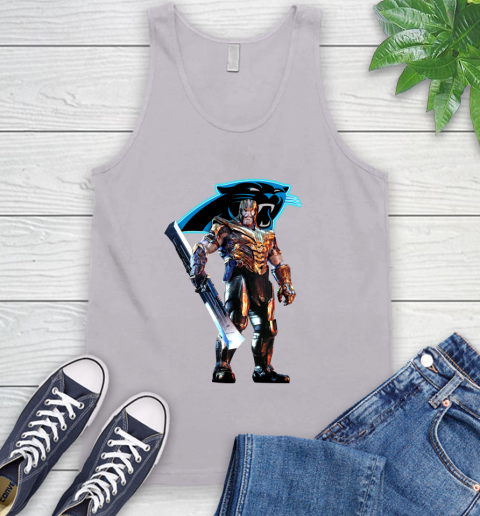 NFL Thanos Gauntlet Avengers Endgame Football Carolina Panthers Tank Top 4