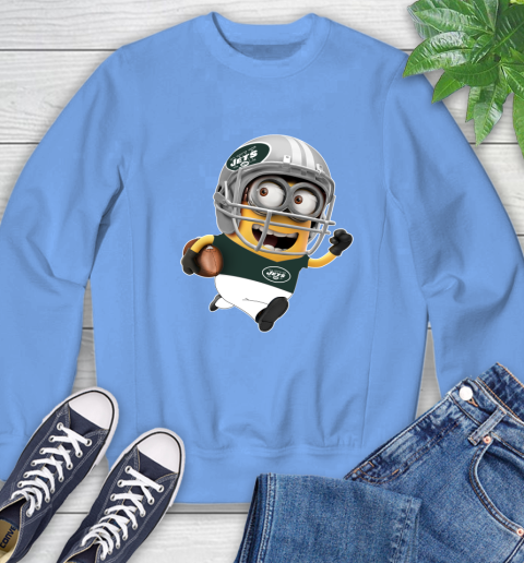 NFL New York Jets Minions Disney Football Sports Sweatshirt 11