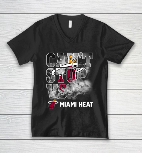 NBA Miami Heat Basketball Can't Stop Vs V-Neck T-Shirt