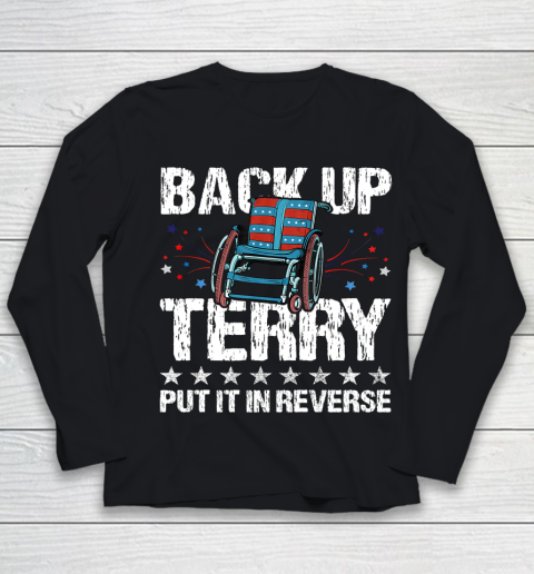 Back It up Terry Put It in Reverse 4th of July Independence Youth Long Sleeve