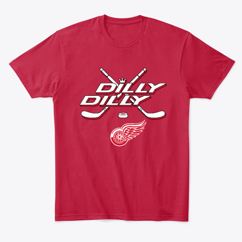 t8zs detroit red wings dilly dilly classic t shirt 2 front red