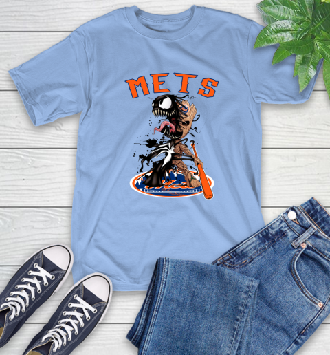 MLB New York Mets Baseball Venom Groot Guardians Of The Galaxy T-Shirt 11