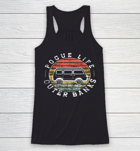 Outer Banks Pogue Life Outer Banks Surf Van Obx Beach Racerback Tank