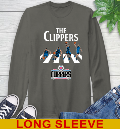 NBA Basketball LA Clippers The Beatles Rock Band Shirt Long Sleeve T-Shirt 10