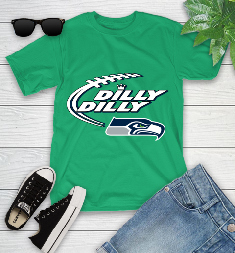 NFL Seattle Seahawks Dilly Dilly Football Sports Youth T-Shirt 6