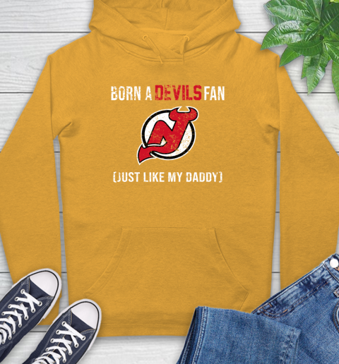 NHL New Jersey Devils Hockey Loyal Fan Just Like My Daddy Shirt Hoodie 2
