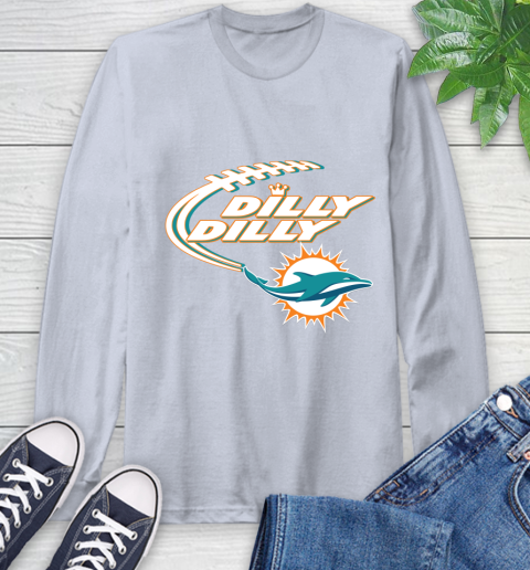 NFL Miami Dolphins Dilly Dilly Football Sports Long Sleeve T-Shirt 6