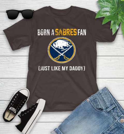 NHL Buffalo Sabres Hockey Loyal Fan Just Like My Daddy Shirt Youth T-Shirt 6