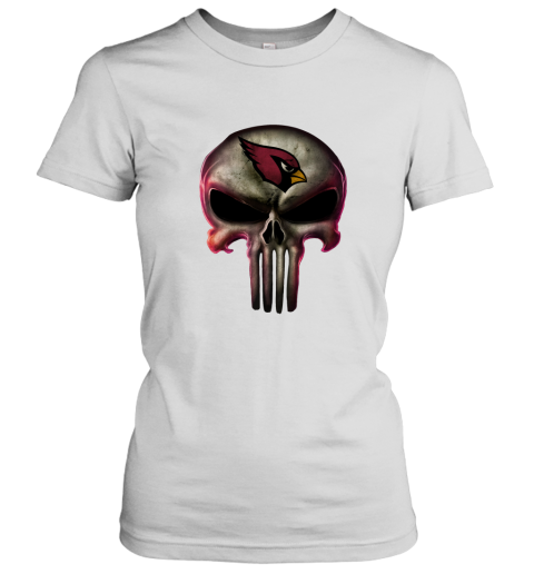 Arizona Cardinals The Punisher Mashup Football Women's T-Shirt
