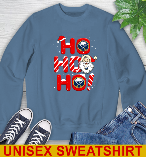 Buffalo Sabres NHL Hockey Ho Ho Ho Santa Claus Merry Christmas Shirt Sweatshirt 10