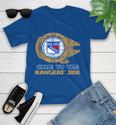 NHL Come To The New York Rangers Wars Hockey Sports Youth T-Shirt 12
