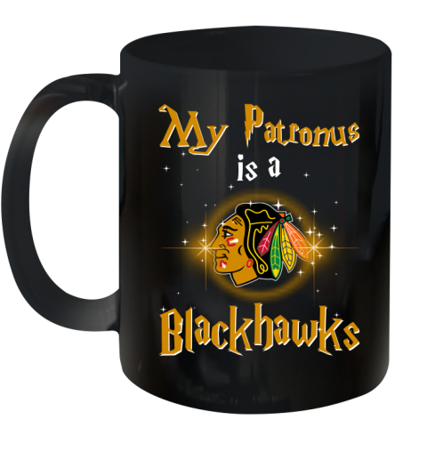 NHL Hockey Harry Potter My Patronus Is A Chicago Blackhawks Ceramic Mug 11oz