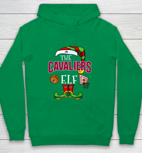 Cleveland Cavaliers Christmas ELF Funny NBA Youth Hoodie 4