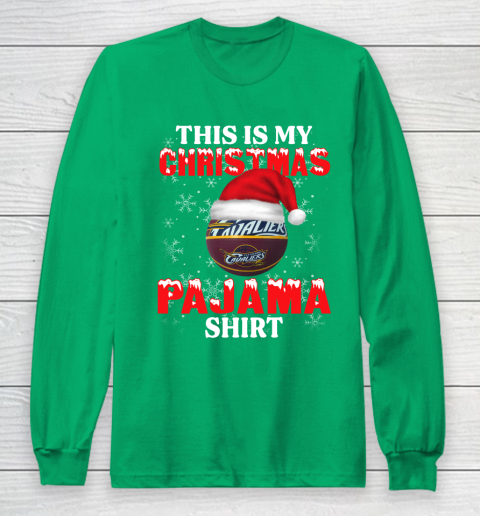 Cleveland Cavaliers This Is My Christmas Pajama Shirt NBA Long Sleeve T-Shirt 5 Cleveland Cavaliers This Is My Christmas Pajama Shirt NBA Long Sleeve T-Shirt - Image 5