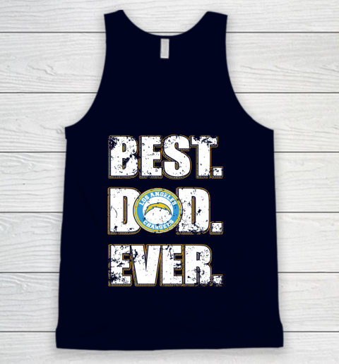 NFL Los Angeles Chargers Football Best Dad Ever Family Shirt Tank Top 2