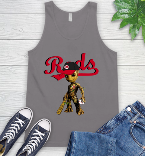 MLB Cincinnati Reds Groot Guardians Of The Galaxy Baseball Tank Top 7