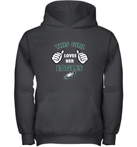 This Girl Loves Her Philadelphia Eagles Youth Hoodie