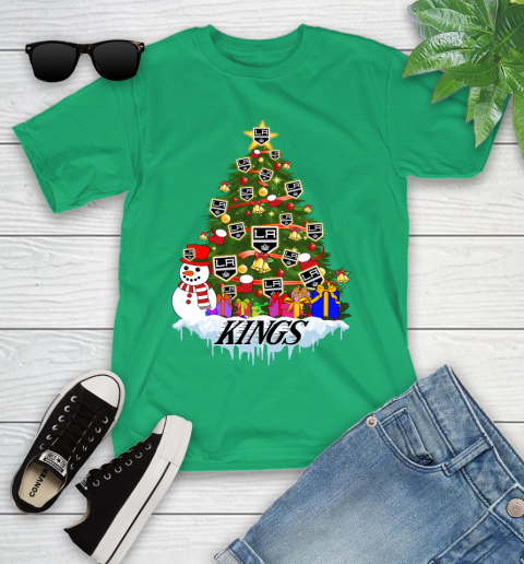 Los Angeles Kings Merry Christmas NHL Hockey Sports Youth T-Shirt 6
