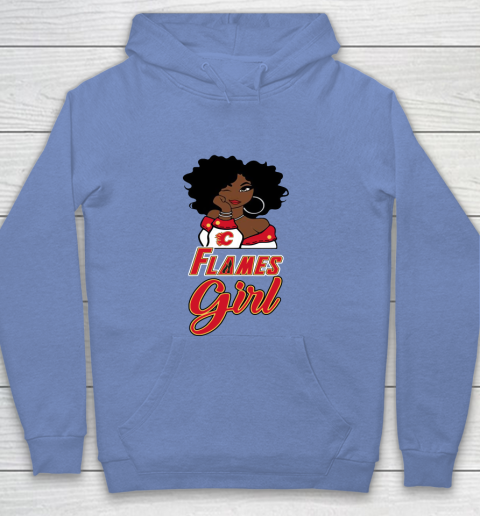 Calgary Flames Girl NHL Youth Hoodie 10