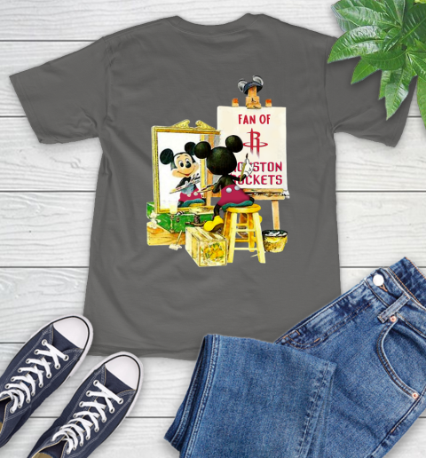 NBA Basketball Houston Rockets Mickey Drawing Shirt 11