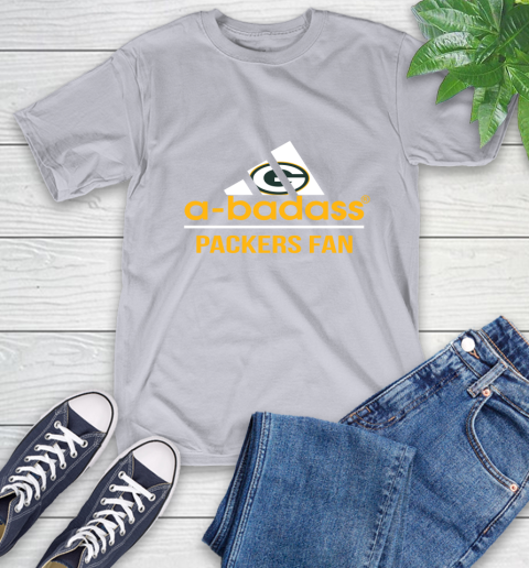 Green Bay Packers NFL Football A Badass Adidas Adoring Fan Sports T-Shirt 6