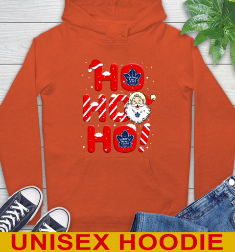 Toronto Maple Leafs NHL Hockey Ho Ho Ho Santa Claus Merry Christmas Shirt Hoodie 4