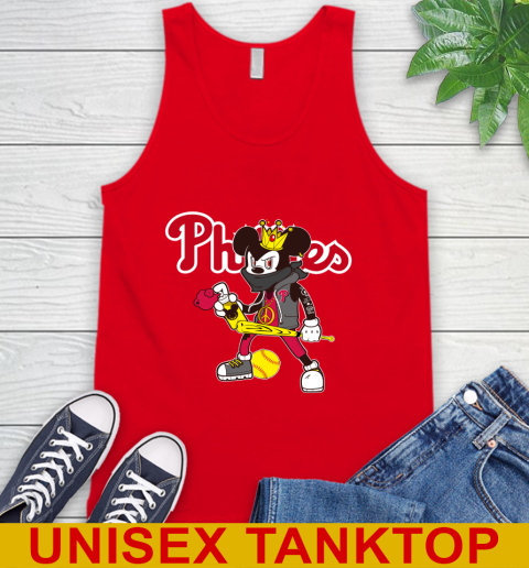 Philadelphia Phillies MLB Baseball Mickey Peace Sign Sports Tank Top 6
