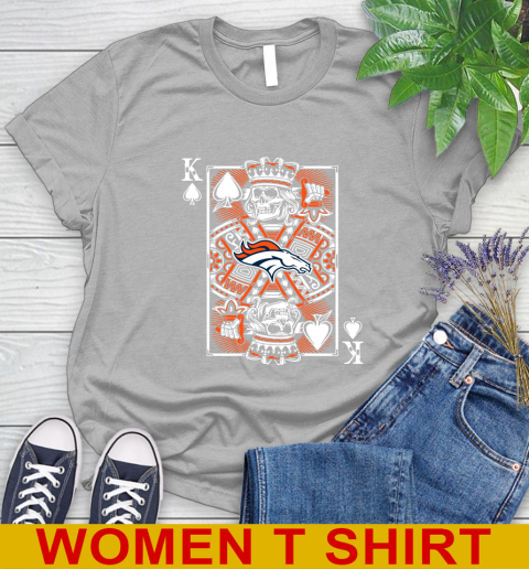 Denver Broncos NFL Football The King Of Spades Death Cards Shirt Women's T-Shirt 5