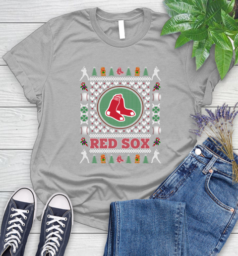 Boston Red Sox Merry Christmas MLB Baseball Loyal Fan Ugly Shirt 90