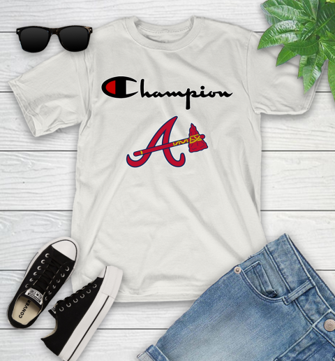 MLB Baseball Atlanta Braves Champion Shirt Youth T-Shirt 11