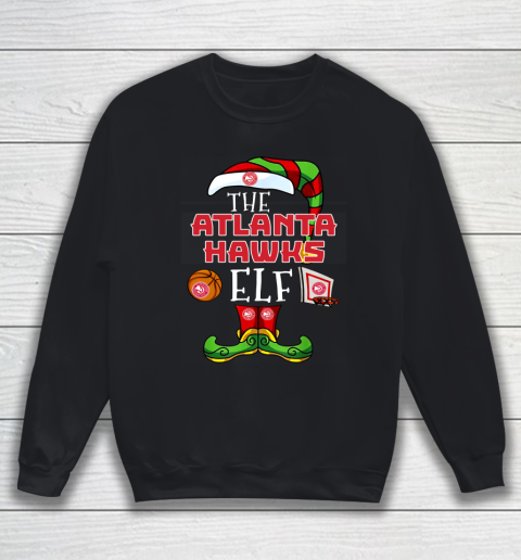 Atlanta Hawks Christmas ELF Funny NBA Sweatshirt