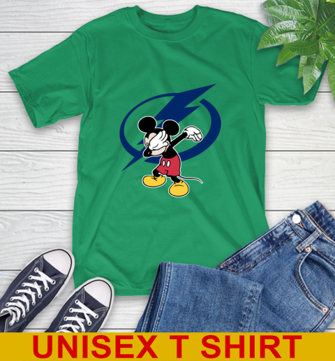 Tampa Bay Lightning NHL Hockey Dabbing Mickey Disney Sports T-Shirt 7
