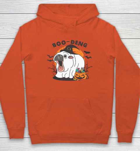 Funny Moo Deng Pumpkin Halloween Costumes Pygmy Hippopotamus Hoodie 3