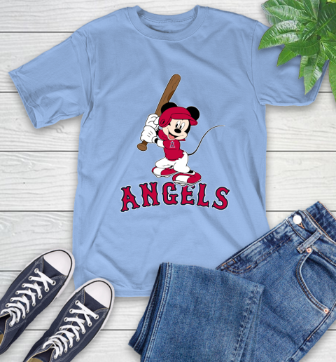 MLB Baseball Los Angeles Angels Cheerful Mickey Mouse Shirt T-Shirt 12