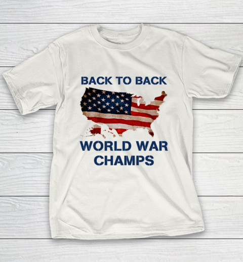 Back To Back World War Champs USA Youth T-Shirt