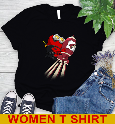 NHL Hockey Arizona Coyotes Deadpool Minion Marvel Shirt Women's T-Shirt
