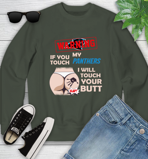 Buffalo Bills NFL Football Warning If You Touch My Team I Will Touch My Butt Youth Sweatshirt 9