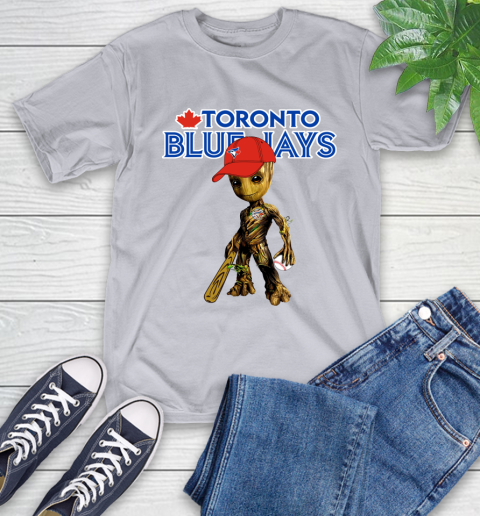 MLB Toronto Blue Jays Groot Guardians Of The Galaxy Baseball T-Shirt 6