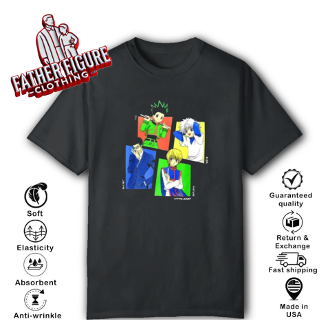Hunter Hunter Gon Leorio Kurapika Zoldyck T-Shirt