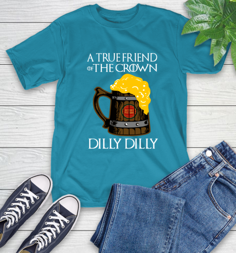 NBA Detroit Pistons A True Friend Of The Crown Game Of Thrones Beer Dilly Dilly Basketball T-Shirt 9