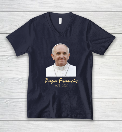 Rip Papa Pope Francis 2036  2025 V-Neck T-Shirt 2