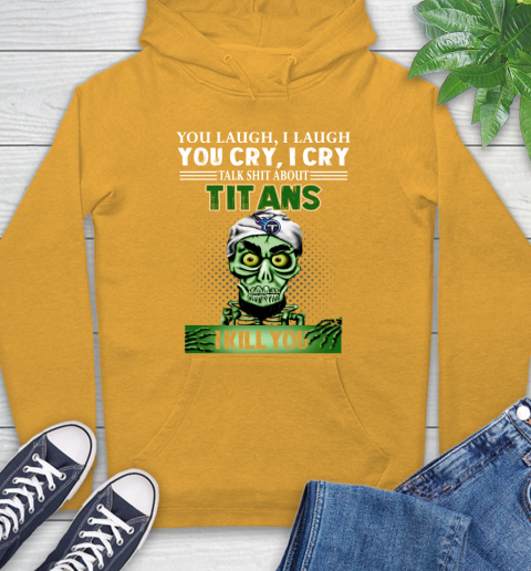 NFL Talk Shit About Tennessee Titans I Kill You Achmed The Dead Terrorist Jeffrey Dunham Football Hoodie 2