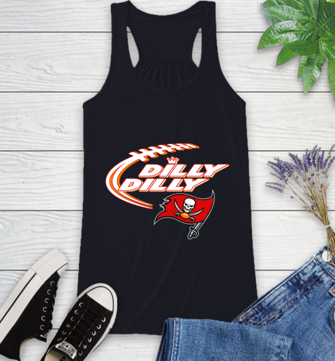 NFL Tampa Bay Buccaneers Dilly Dilly Football Sports Racerback Tank 10