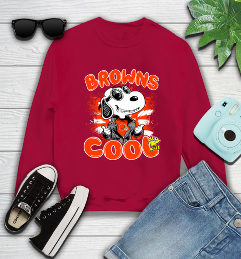 NFL Football Cleveland Browns Cool Snoopy Shirt Sweatshirt 8