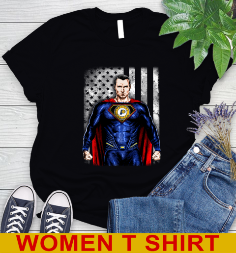 NBA Basketball Indiana Pacers Superman DC Shirt Women's T-Shirt