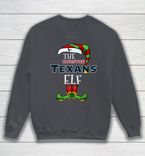 Houston Texans Christmas ELF Funny NFL Sweatshirt 4
