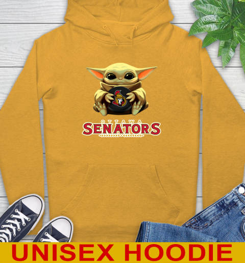 NHL Hockey Ottawa Senators Star Wars Baby Yoda Shirt 15