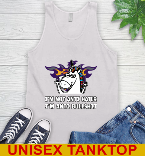 Phoenix Suns NBA Basketball Unicorn I'm Not Anti Hater I'm Anti Bullshit Tank Top