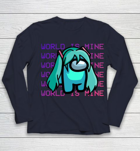 Among Us Shirt Hatsune Miku Imposter Youth Long Sleeve 2