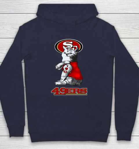 NFL Football My Cat Loves San Francisco 49ers Hoodie 2